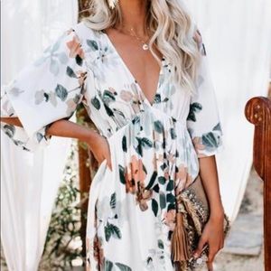 Lovestich floral dress